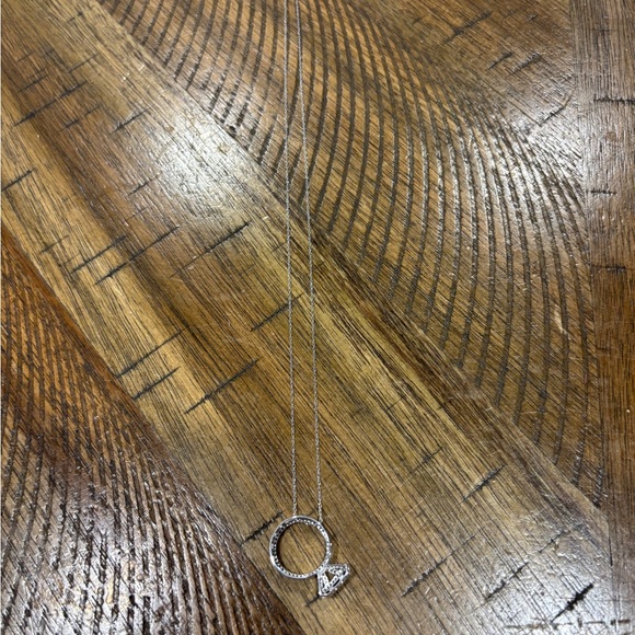 Engagement Ring Necklace - Picture 4 of 5